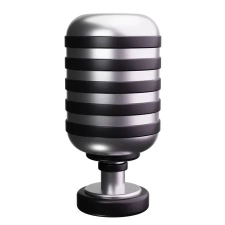 Microphone  3D Icon