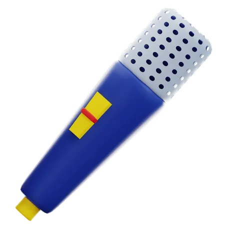 Microphone  3D Icon