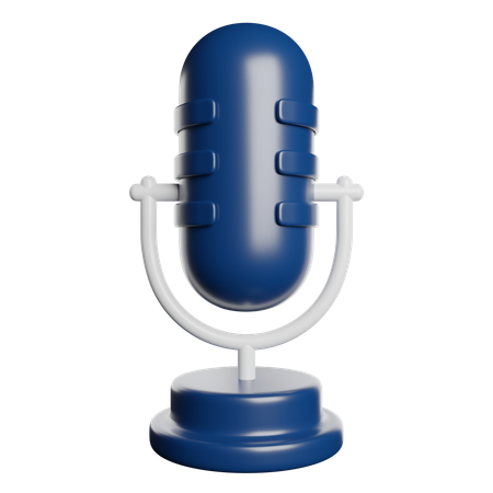 Microphone  3D Icon