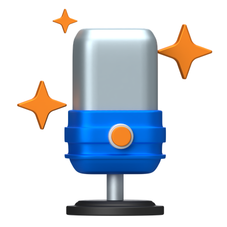 Microphone  3D Icon