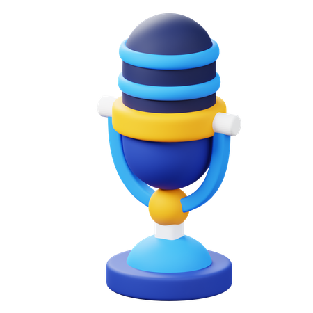 マイクロフォン  3D Icon