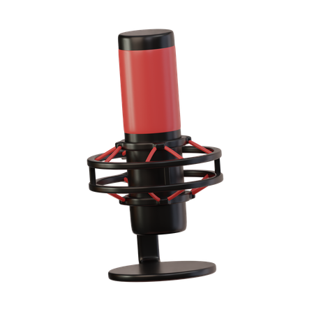 마이크로폰  3D Icon
