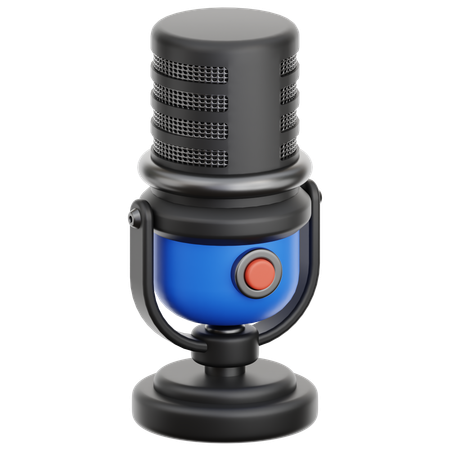 マイクロフォン  3D Icon