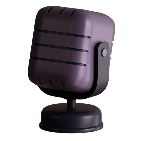 Microphone  3D Icon