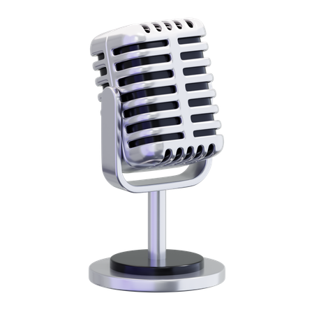 Microphone  3D Icon