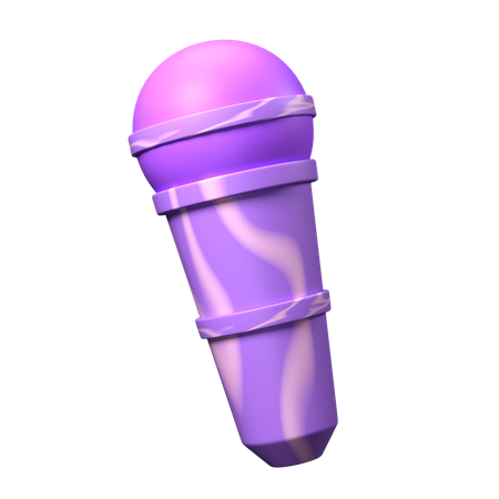 マイクロフォン  3D Icon