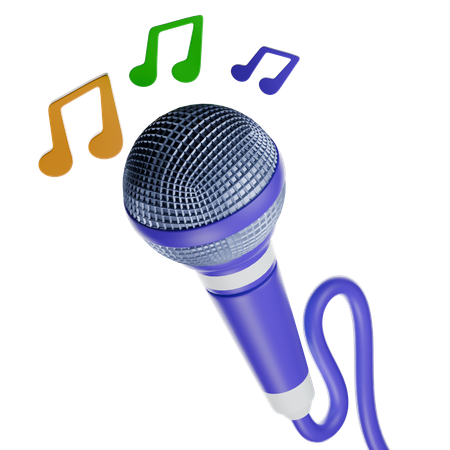 Microphone  3D Icon
