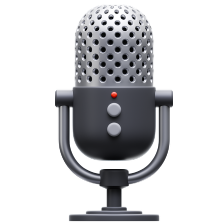 Microphone  3D Icon