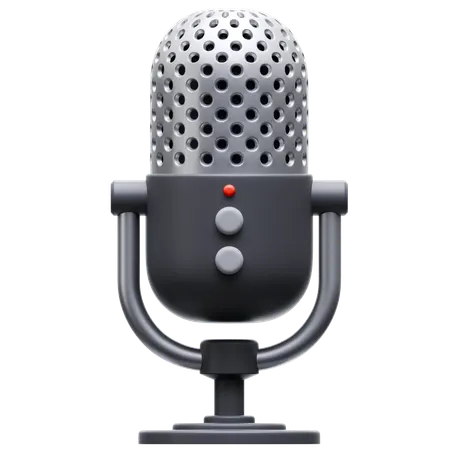 Microphone  3D Icon