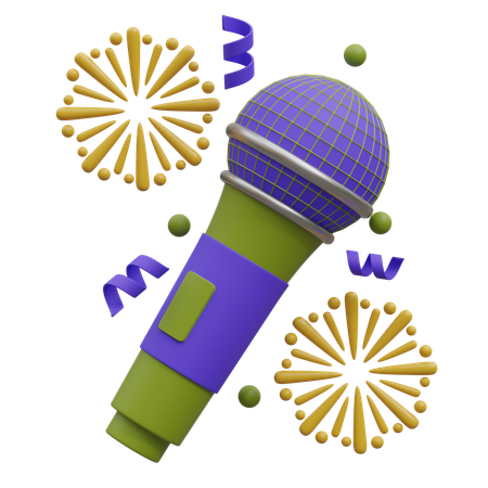 Microphone  3D Icon