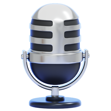 Microphone  3D Icon
