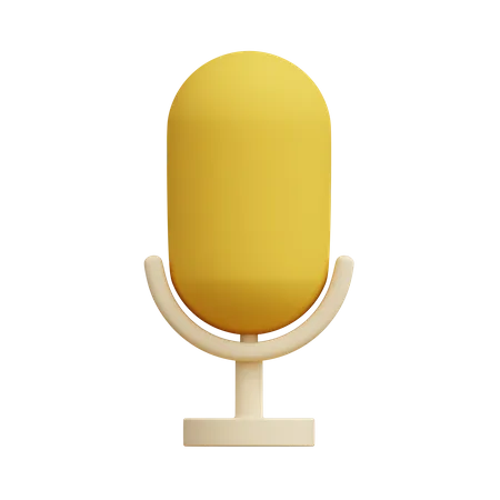 Microphone 3D Illustration