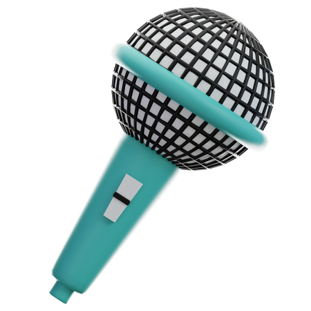 Microphone  3D Icon