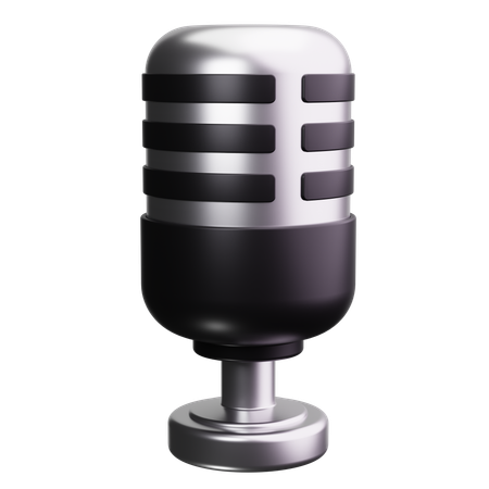 Microphone  3D Icon