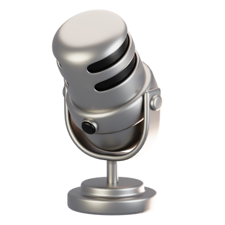 Microphone  3D Icon