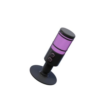 Microphone  3D Icon