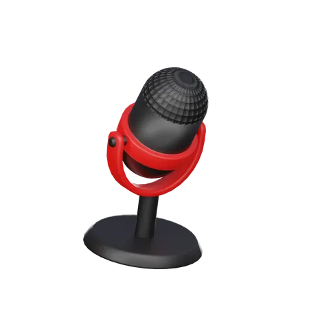 Microphone  3D Icon