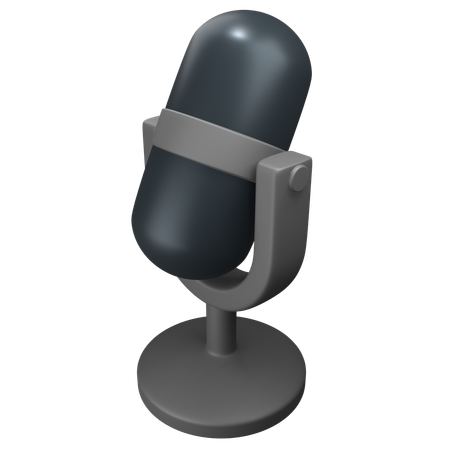 Microphone  3D Icon