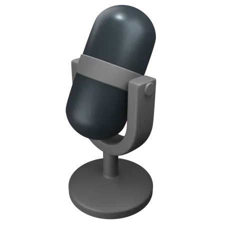 Microphone  3D Icon