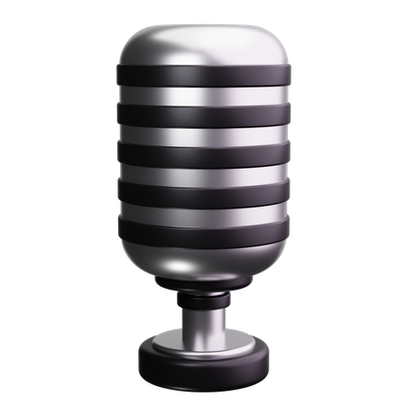 Microphone  3D Icon