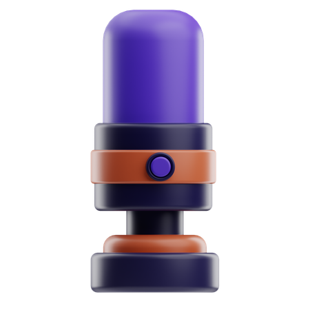 Microphone  3D Icon