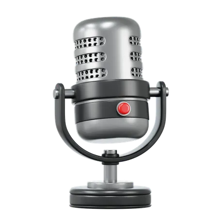 Microphone  3D Icon