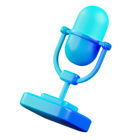 Microphone  3D Icon