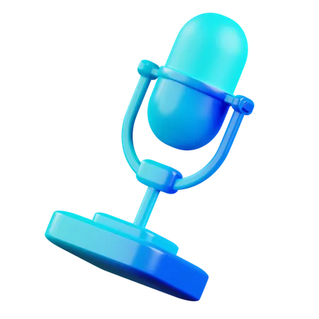 Microphone  3D Icon