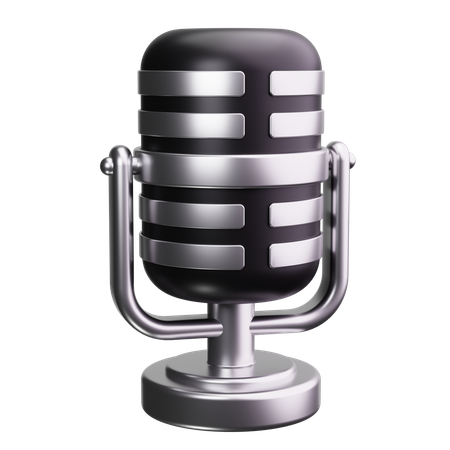 Microphone  3D Icon