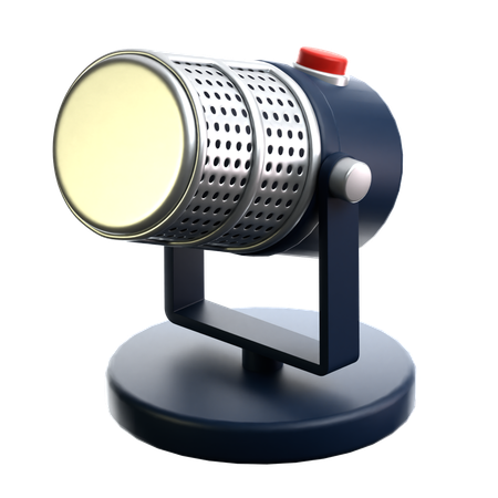 Microphone  3D Icon