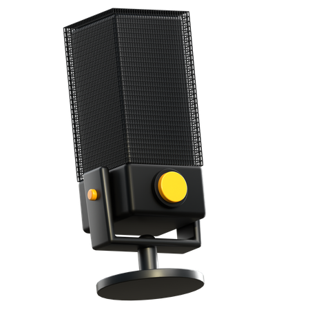 Microphone  3D Icon