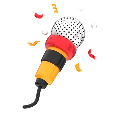 Microphone  3D Icon