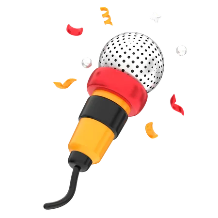 Microphone  3D Icon