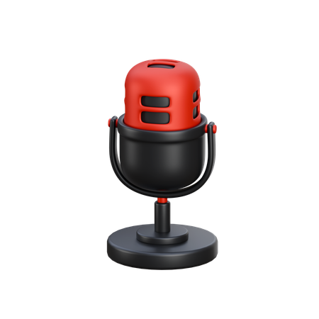 Microphone  3D Icon