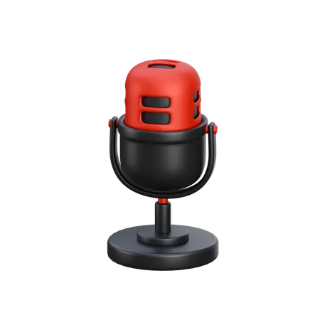 Microphone  3D Icon