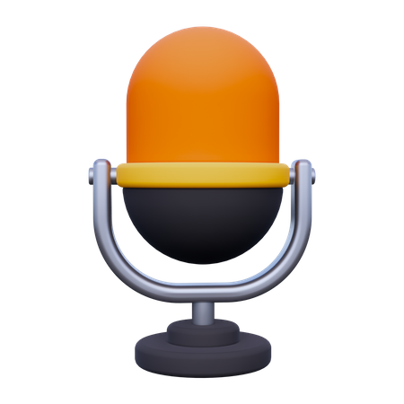 Microphone  3D Icon