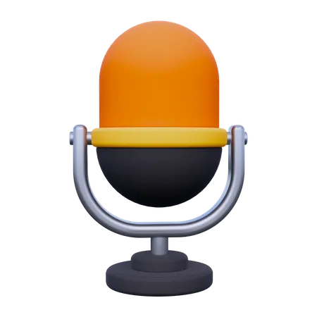 Microphone  3D Icon