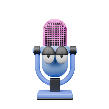 Microphone  3D Icon