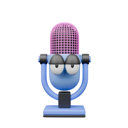 Microphone  3D Icon