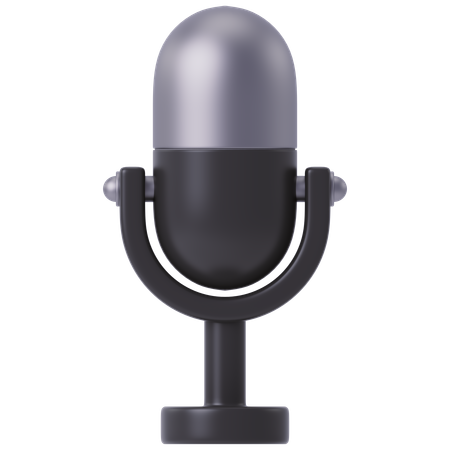 Microphone  3D Icon