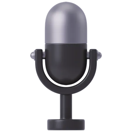 Microphone  3D Icon