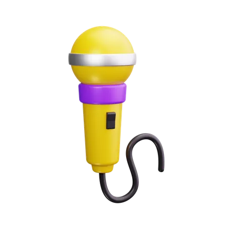 Microphone  3D Icon