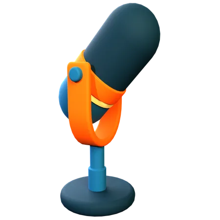 Microphone  3D Icon