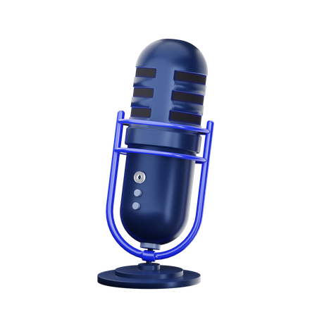 Microphone  3D Icon