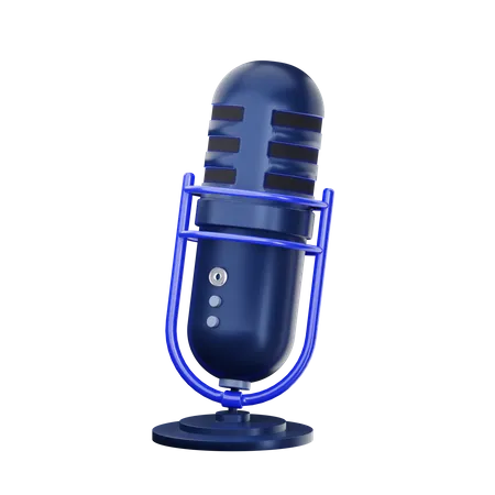 Microphone  3D Icon