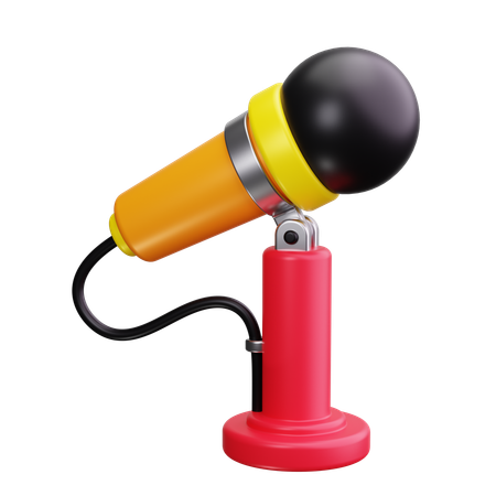 Microphone  3D Icon