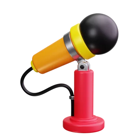 Microphone  3D Icon