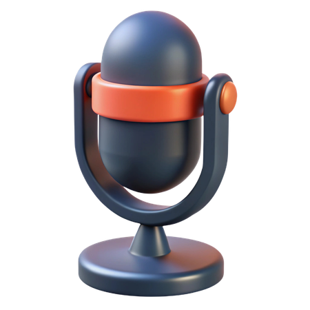 Microphone  3D Icon