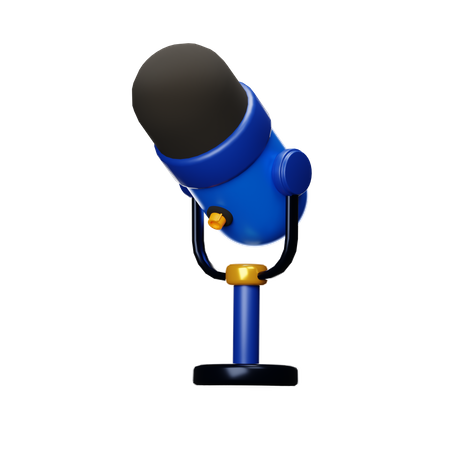 Microphone  3D Icon