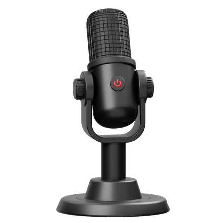 Microphone  3D Icon